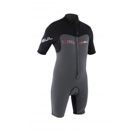 Мъжки къс неопренов костюм с цип 3/2 мм