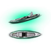 Надуваем каяк Halibut Gumotex